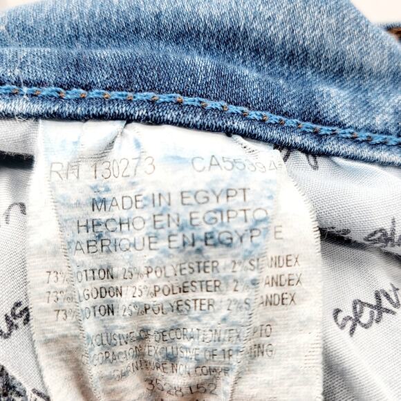 Lee Riders Flared Blue Medium Washed 5-Pocket Zip Denim Jeans Women's Size 8 Med - Picture 7 of 8